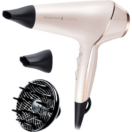 Remington Pro Luxe Dryer AC9140 - 2400W Ion OptiHeat Hairdryer for Salon-Quality Results